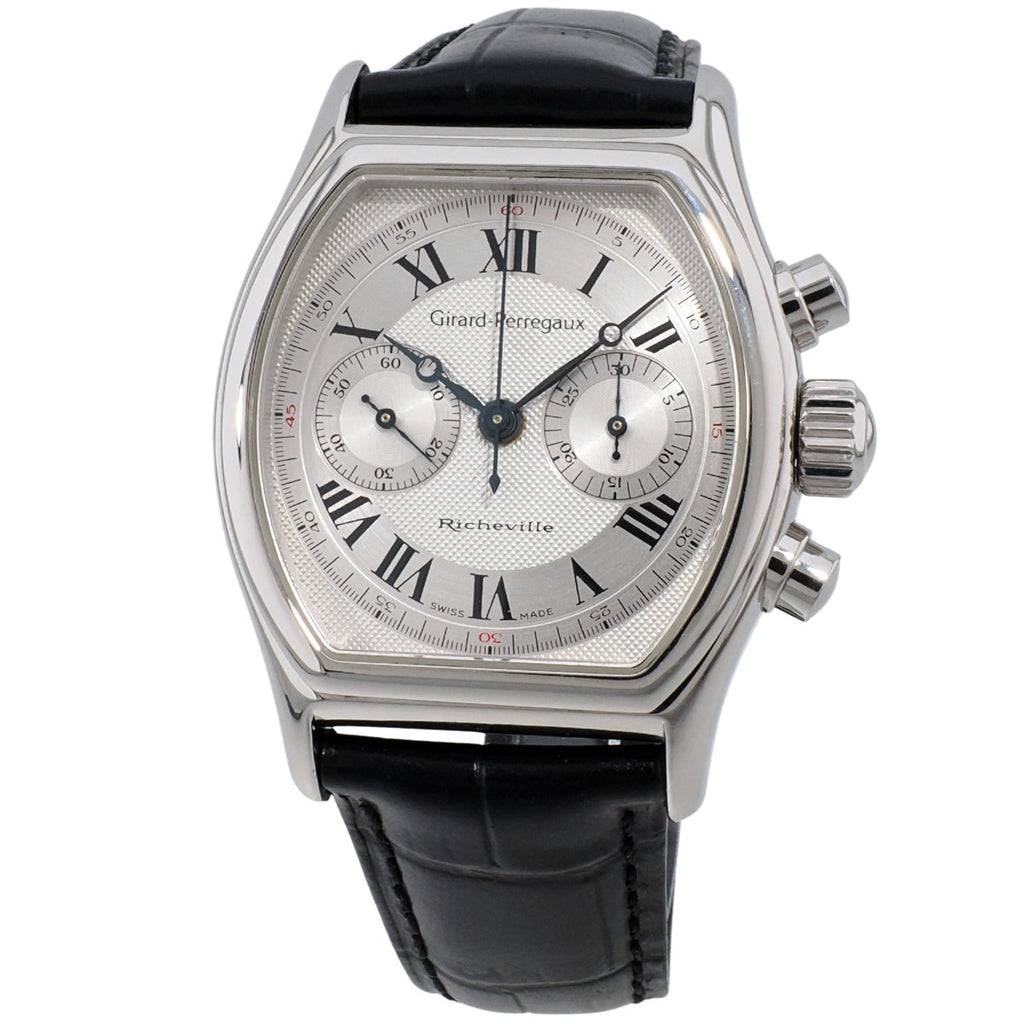 Girard-Perregaux Richeville Chronograph Ref. 2710, Lemania 1872, Manual-wind, Overhauled, 1990s, USED