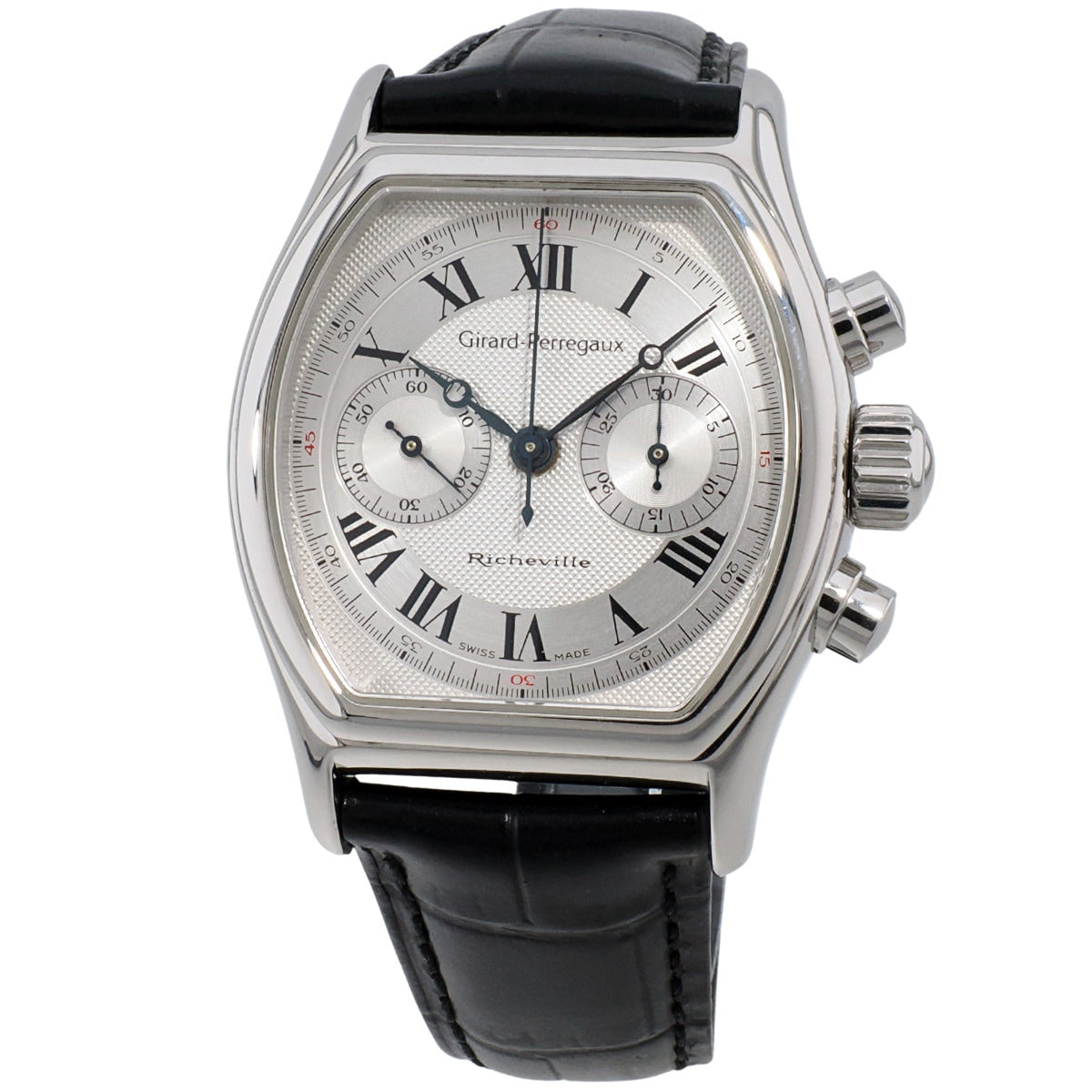 Girard-Perregaux Richeville Chronograph Ref. 2710, Lemania 1872, Manual-wind, Overhauled, 1990s, USED