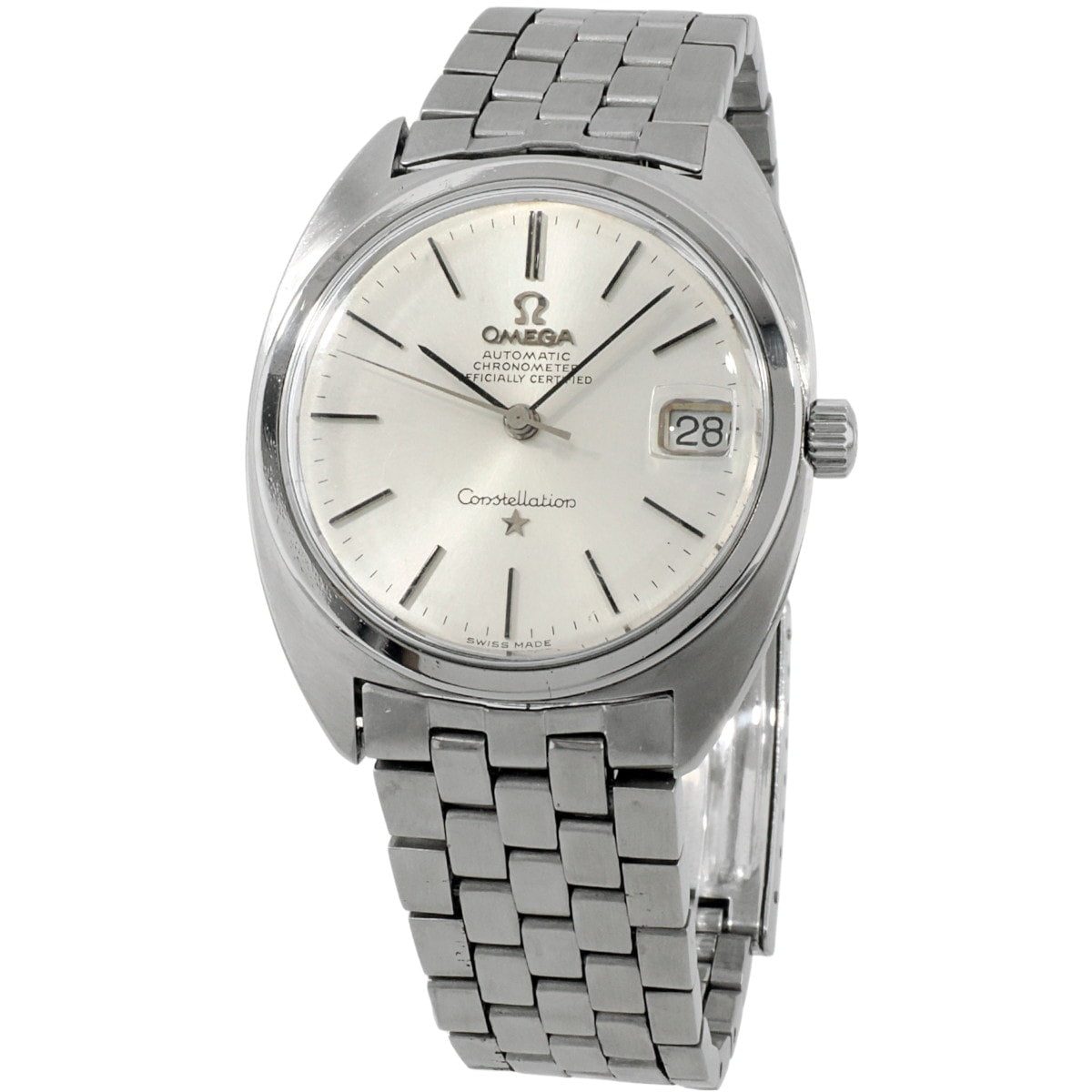 Omega Constellation 168.017, original bracelet, Cal. 561 automatic, serviced, made in 1966