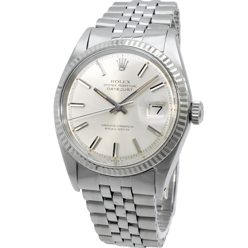 Rolex Datejust Ref. 1601, Silver Dial, Cal. 1570, Circa 1970, Automatic, Serviced, Original Jubilee Bracelet