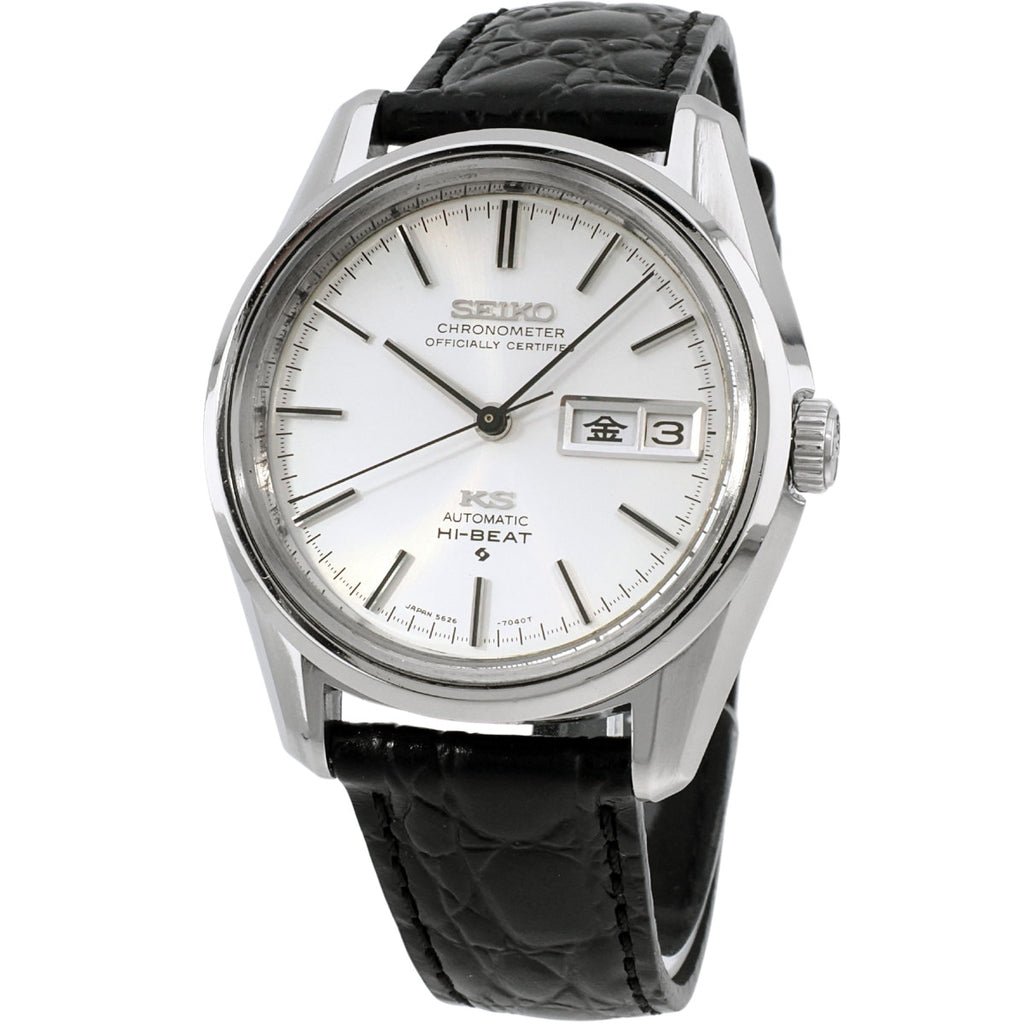 King Seiko Chronometer 5626-7040 One-Piece Case Automatic Winding Overhauled, Manufactured 1972
