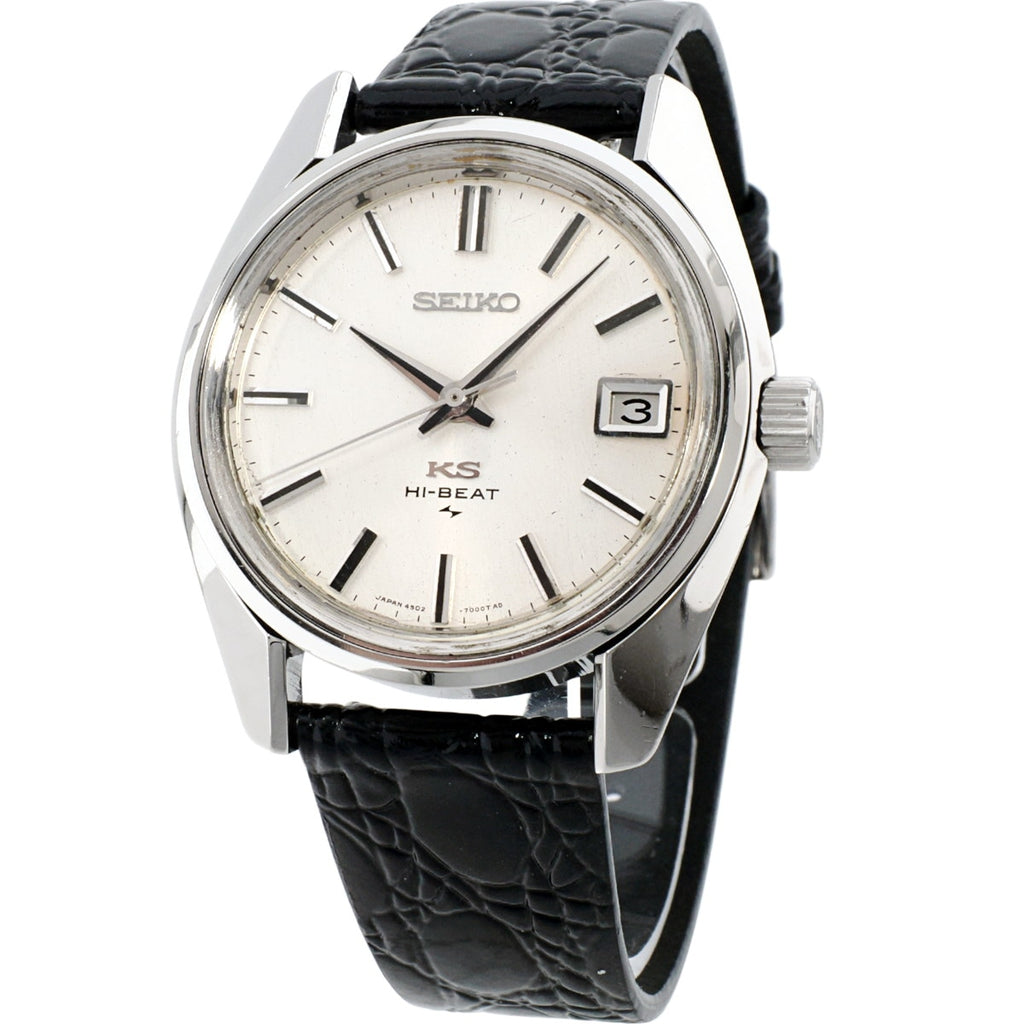 King Seiko 4502-7000 Hi-Beat 10bps Hand-Wound Overhauled 1969 (Showa 44)