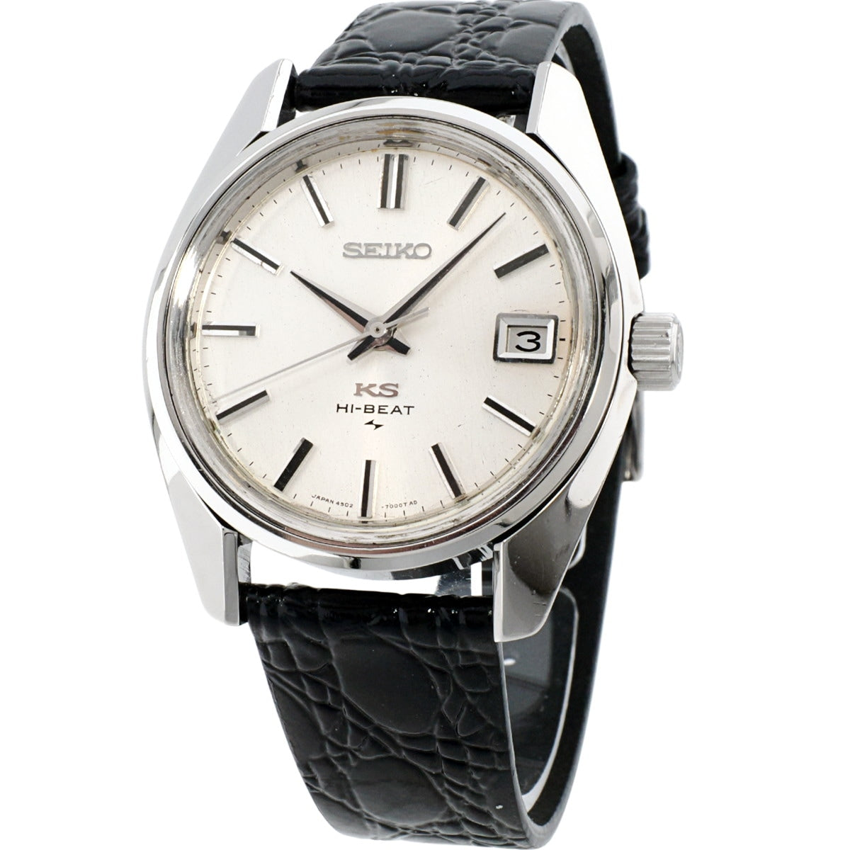 King Seiko 4502-7000 Hi-Beat 10bps Hand-Wound Overhauled 1969 (Showa 44)