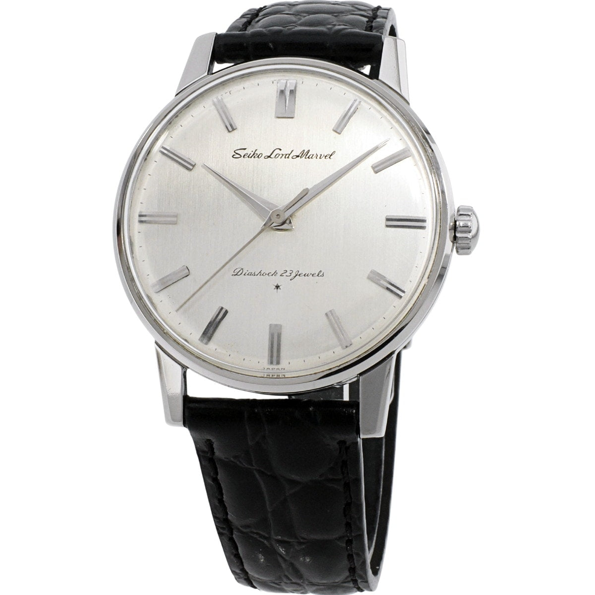 Seiko Lord Marvel 15027E Stainless Steel 23 Jewels Manual Winding Overhauled Mfg. 1963