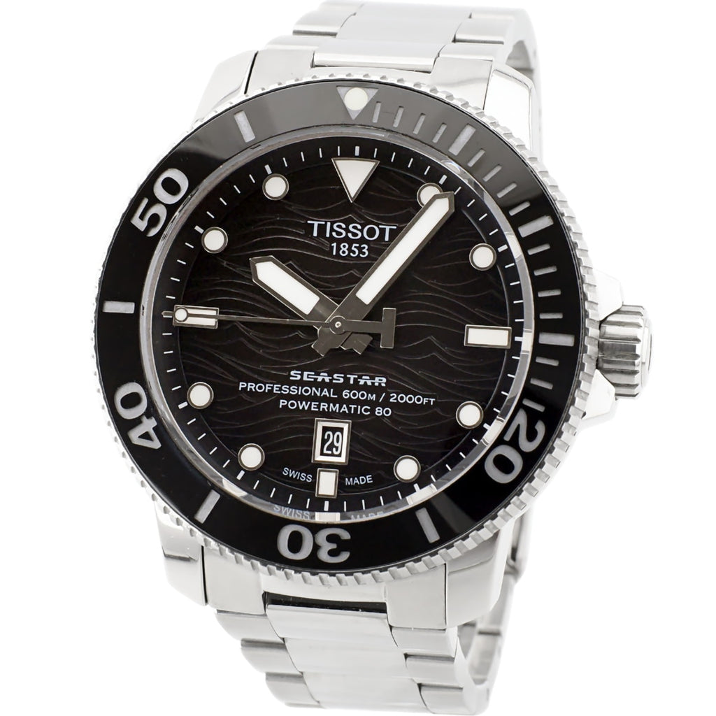 TISSOT ティソ シースター 2000 プロフェッショナル T120607A (T120.607.17.441.00) 自動巻 OH済 純正ブレスレット＆ラバーベルト付属 USED