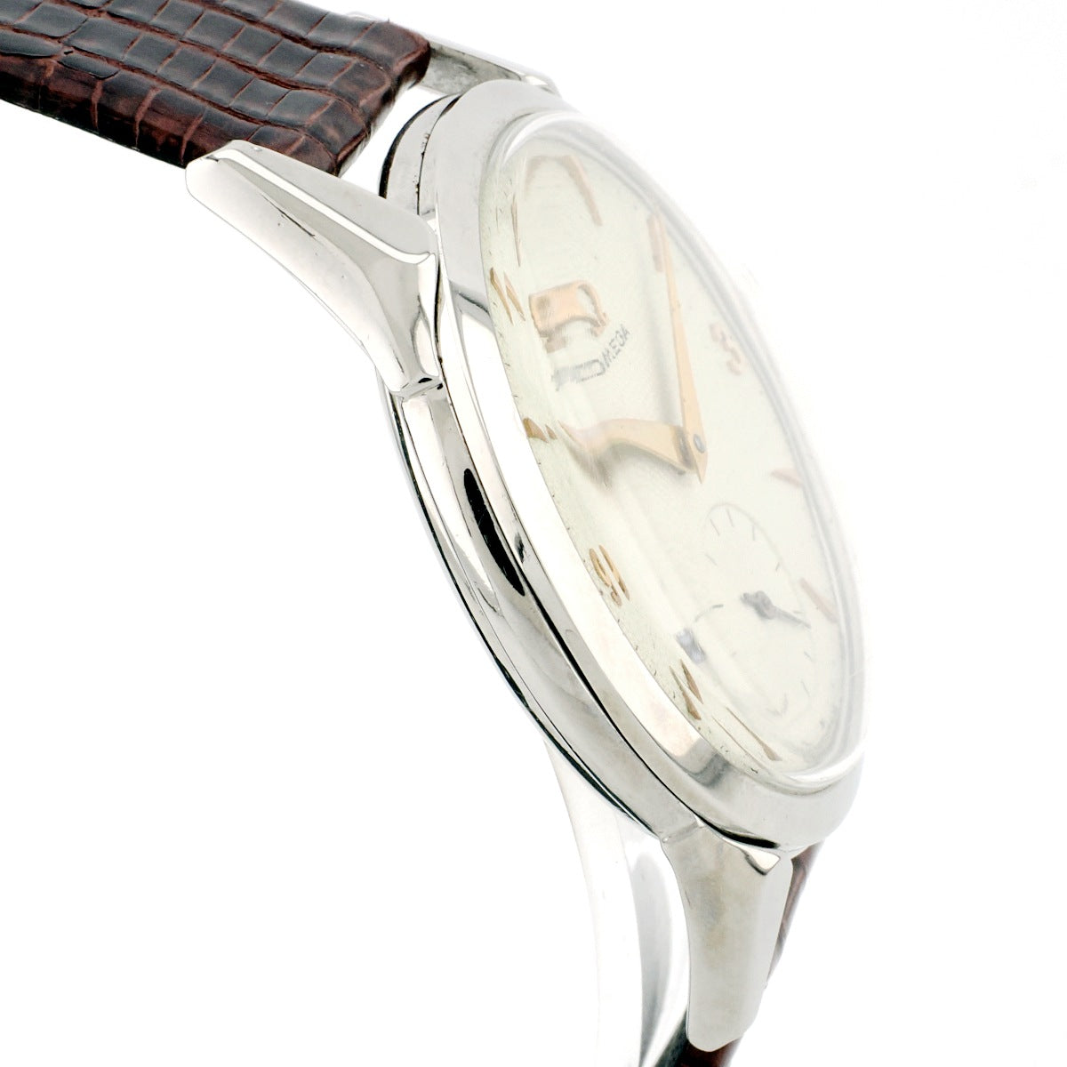 オメガ 30mmキャリバー Ref.2605-9 ハニカムパティナダイヤル Cal.266 手巻 OH済 1952年製