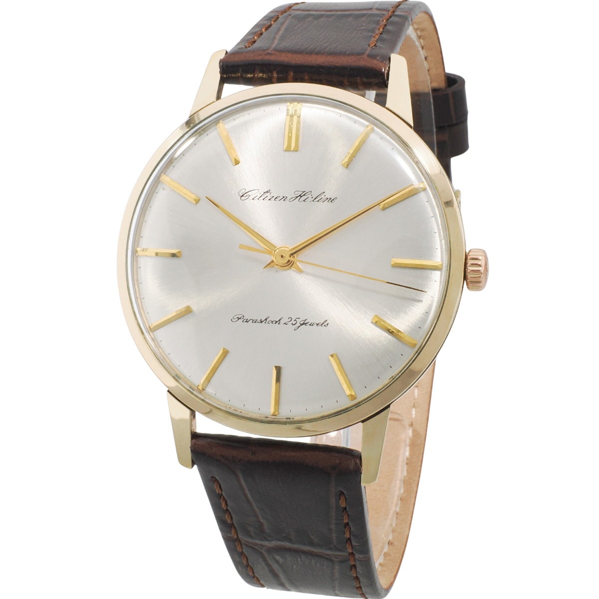 Citizen HILINE HL51507081 14K Gold Filled, 25 Jewels, Manual Wind, Overhauled, Manufactured 1962 (Showa 37)