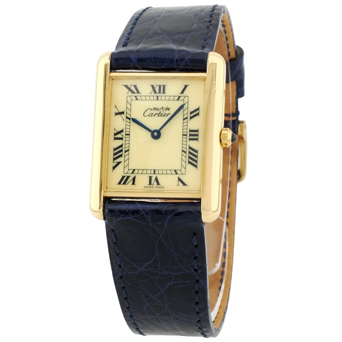 [April 2026 Official Complete Service Completed] Cartier Must Tank LM Ref. 681006 Quartz, Dial, Hands, and Glass Replaced