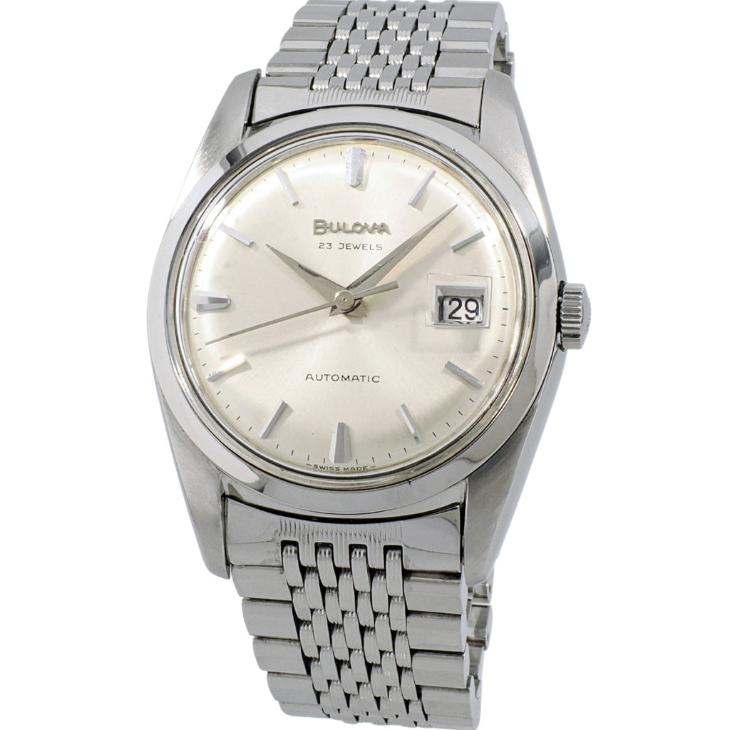 BULOVA Ref.394-3 Original Bracelet 23 Jewels Cal.11BLACD Automatic Serviced M9 1969 BULOVA