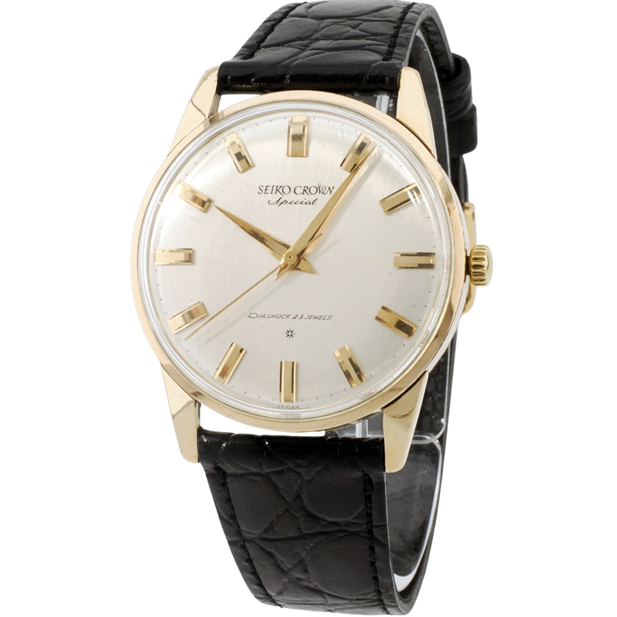 Seiko Crown Special Gold-Filled J14100 SD Dial Cal.341 Manual-Wind, Serviced, Made in 1961 (Showa 36)