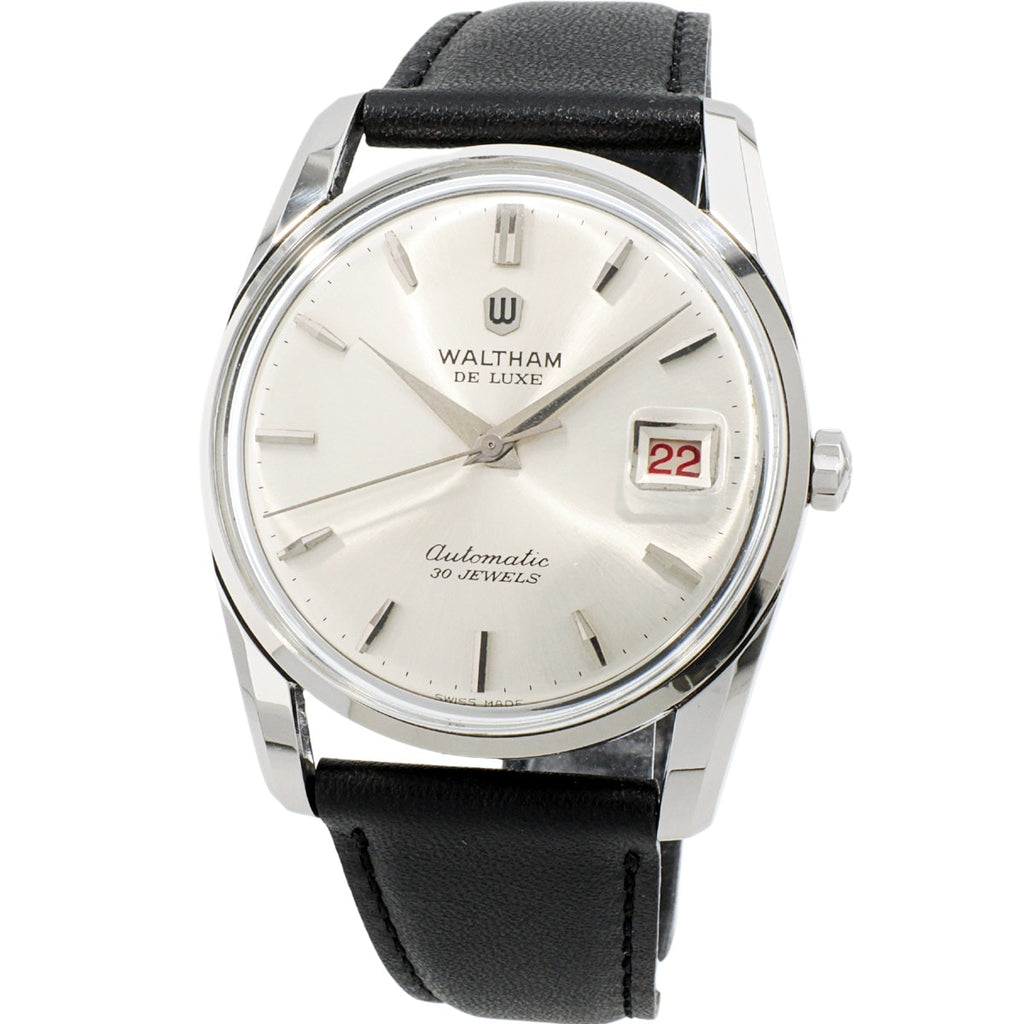 Waltham De Luxe 30 Jewels, Red Gold Movement (ETA 1700/01), Automatic, Serviced, 1960s
