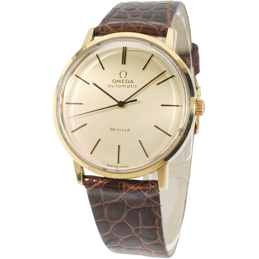 OMEGA De Ville Ref.165.008 Gold-filled case, with box and international warranty, Cal.711 automatic movement, serviced, 1968 model