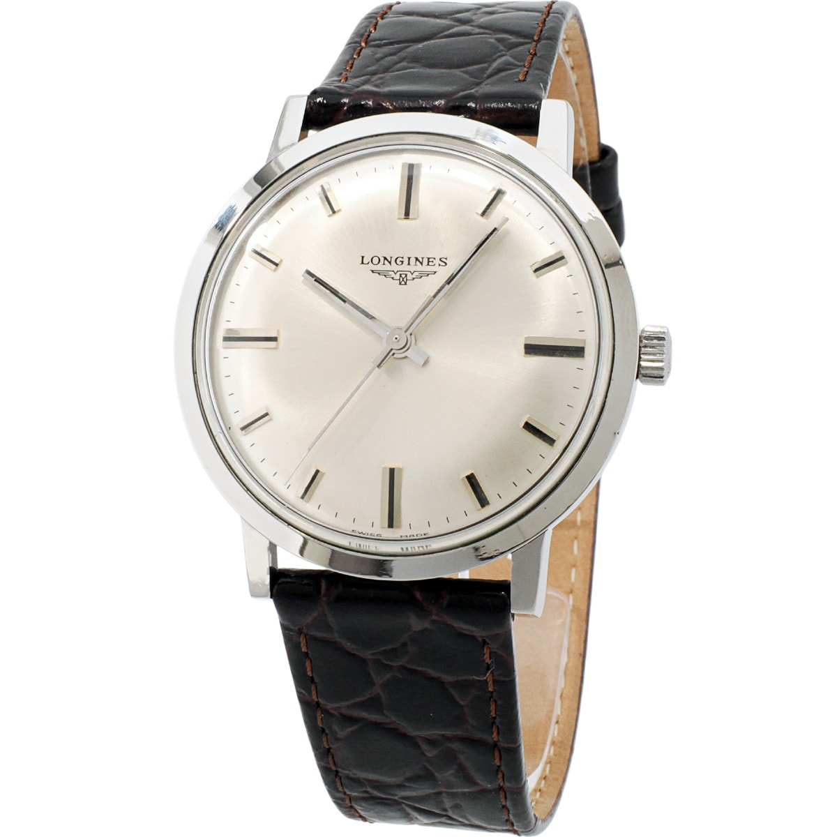 Longines Ref. 8319-4, screw-back, Cal. 284, 17 jewels, manual wind, serviced, 1969.