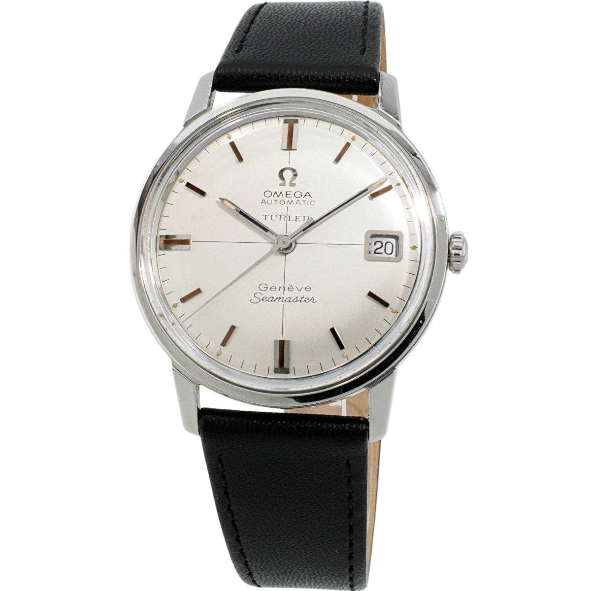 オメガ シーマスター ジュネーブ 166.002 チューラーWネーム Cal.565 自動巻 OH済 1967年製