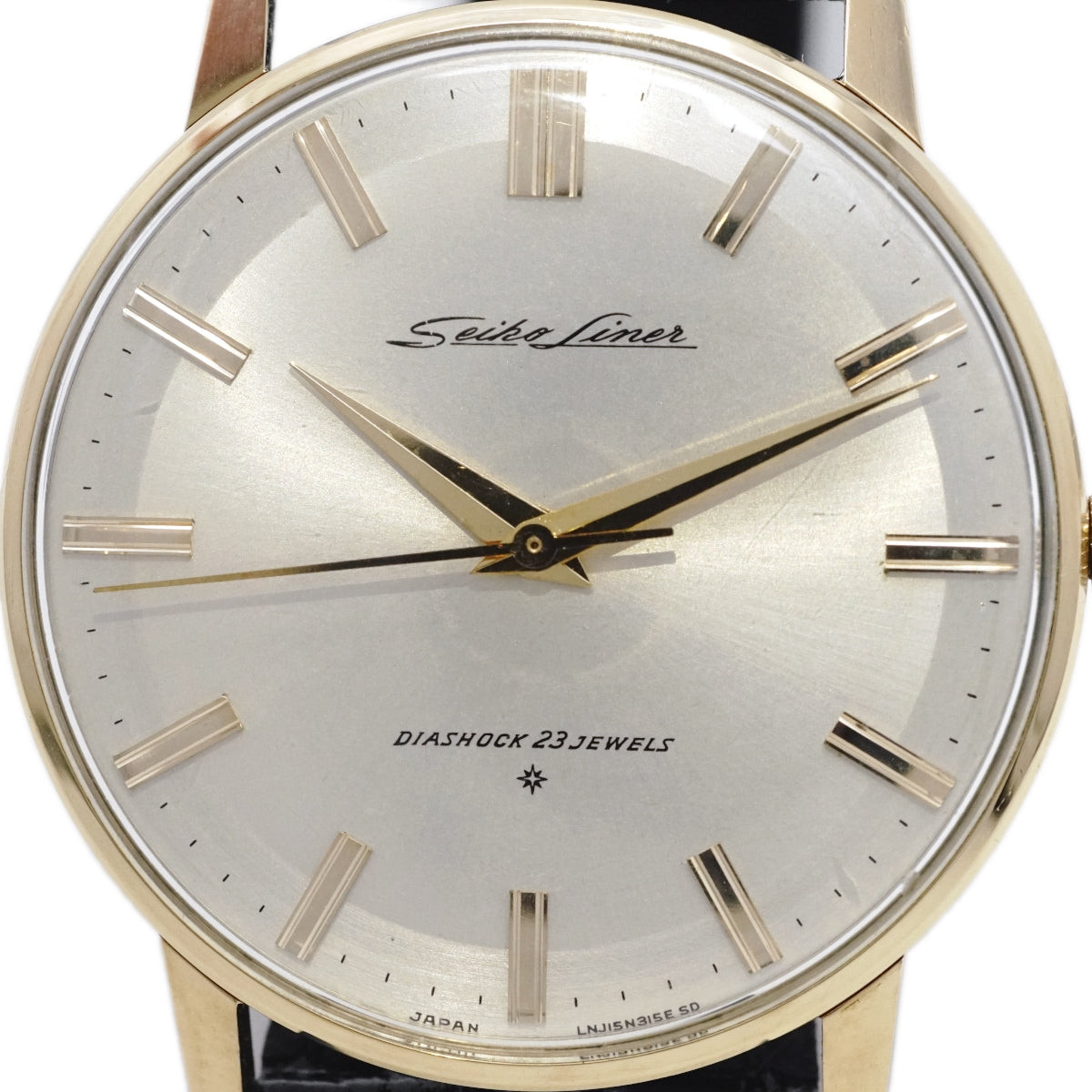 セイコー ライナー 18金無垢 J15001 Cal.3140 23石 手巻 OH済 昭和38年/1963年製 Seiko