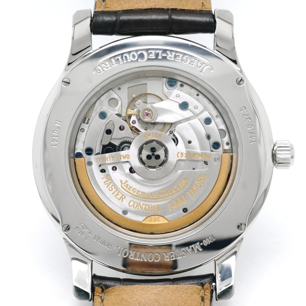 Jaeger-LeCoultre Master Control Q1398420 147.8.37.S Automatic Movement, Original Deployant Buckle, Overhauled, Purchased in 2006, USED