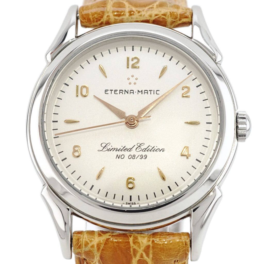 Eterna-Matic Limited Edition 8400.41 Caseback with aftermarket engraving Cal. 2892A2 Automatic 2000s USED