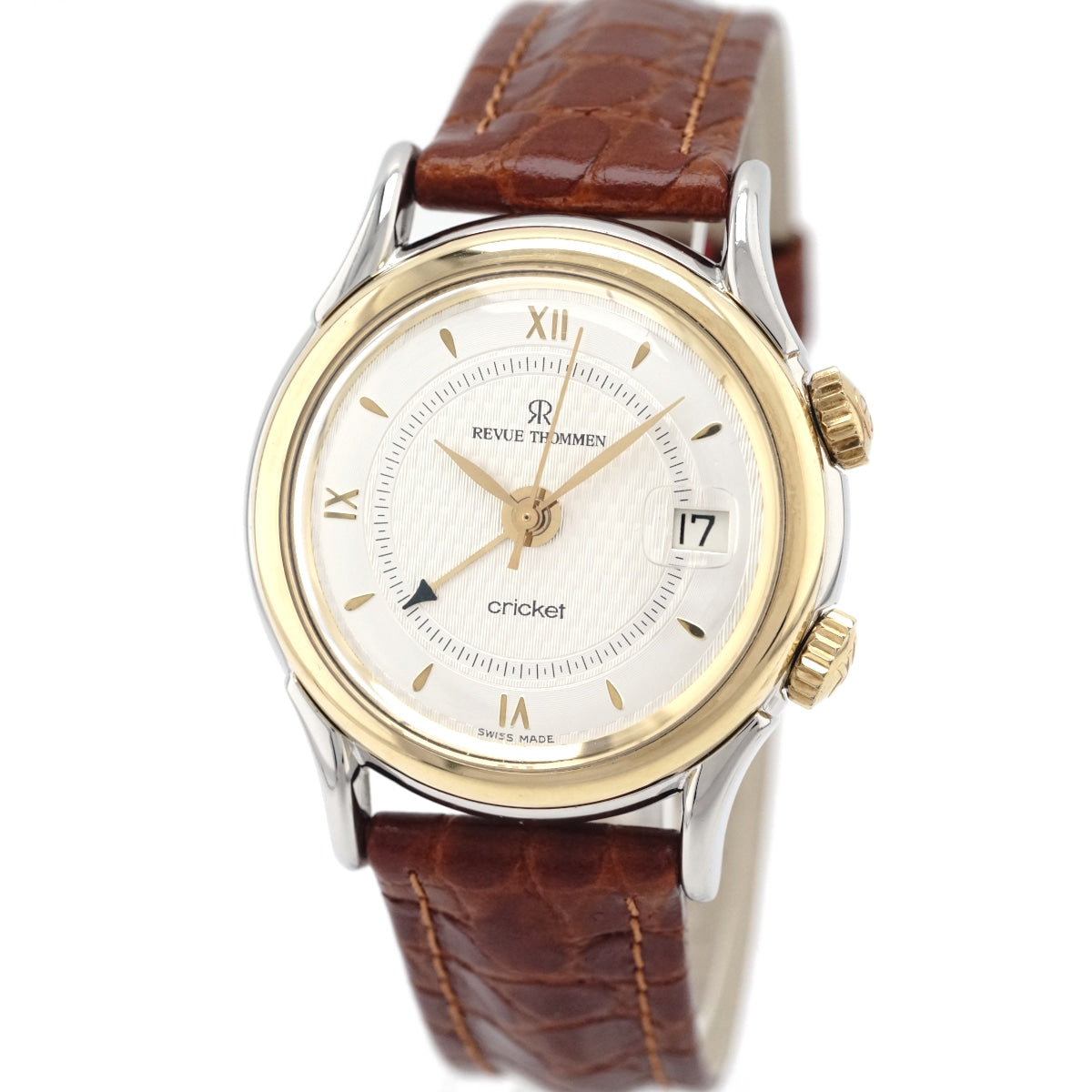 Revue Thommen Cricket Calendar Limited Edition of 850 Ref. 8318001 Alarm Function 17 Jewels Manual Wind Overhauled USED