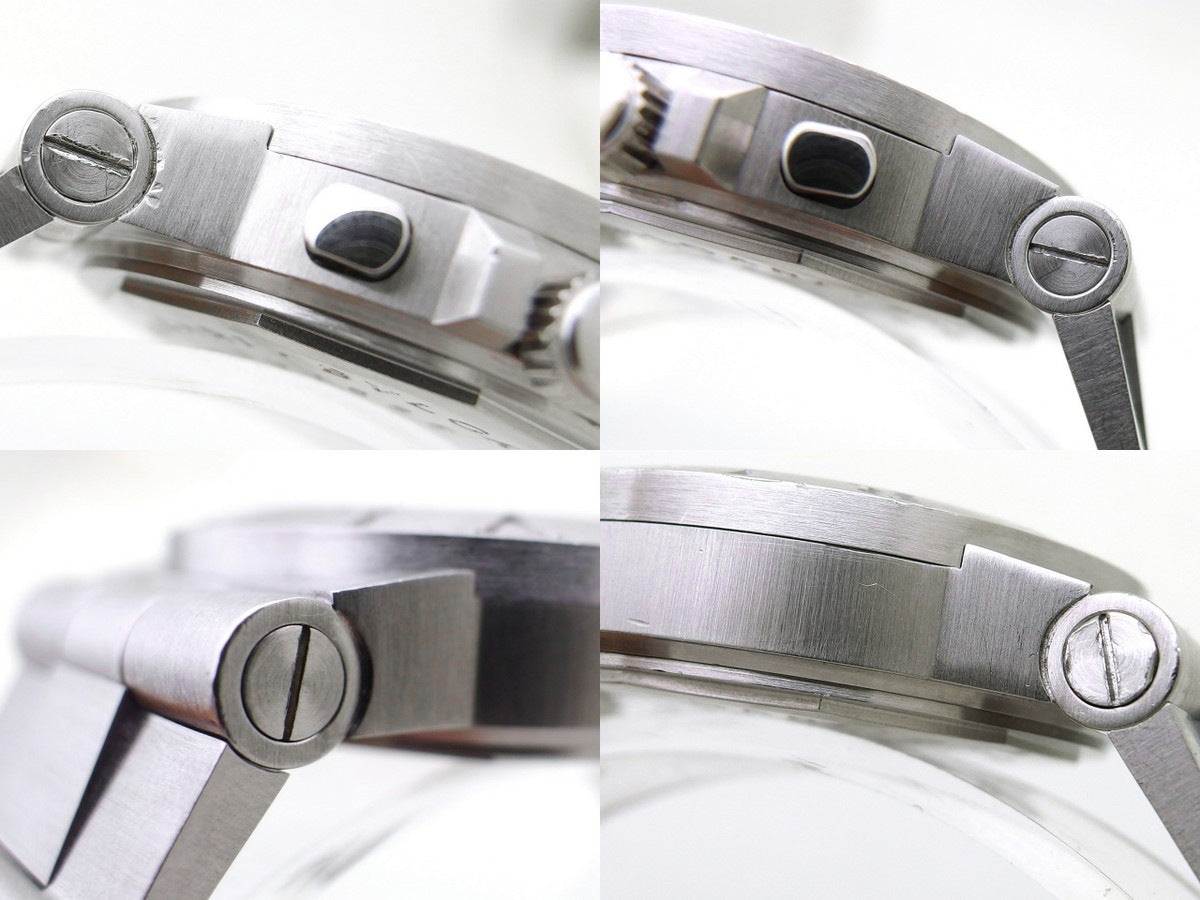 BVLGARI Diagono Sport Chronograph CH35S Stainless Steel Bracelet Automatic, Overhauled, Circa 2000, USED