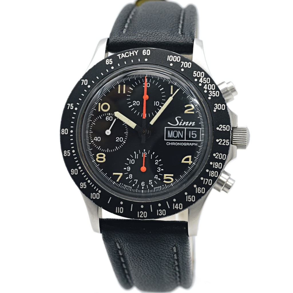Sinn 256T Chronograph Day-Date ETA 7750 25 Jewels Automatic OH Serviced USED