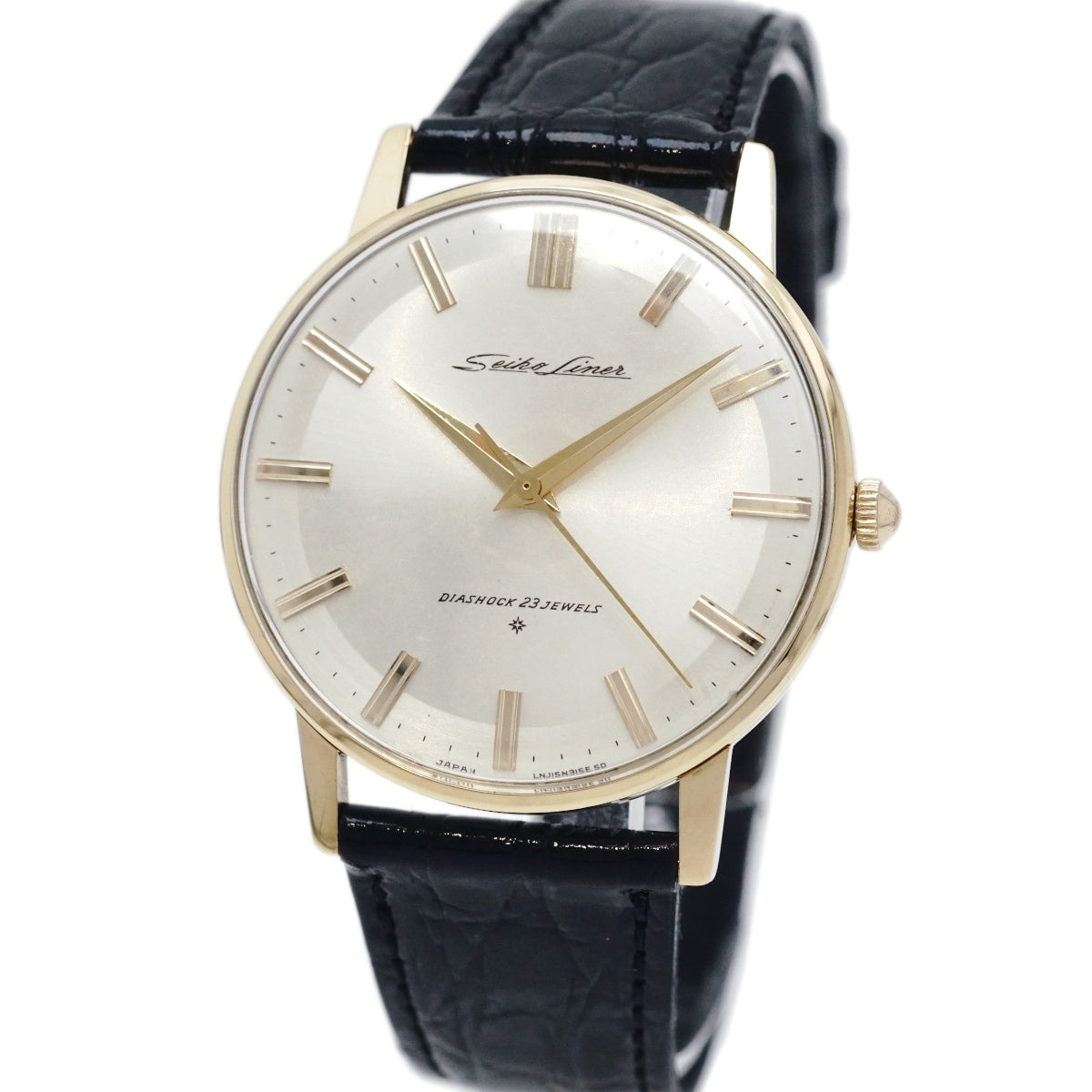 セイコー ライナー 18金無垢 J15001 Cal.3140 23石 手巻 OH済 昭和38年/1963年製 Seiko