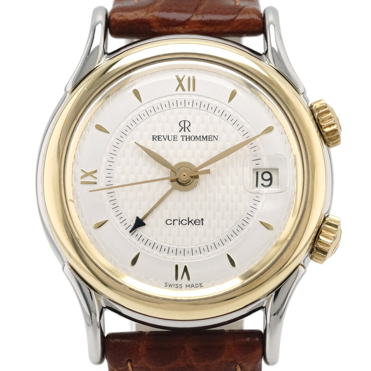 Revue Thommen Cricket Calendar Limited Edition of 850 Ref. 8318001 Alarm Function 17 Jewels Manual Wind Overhauled USED