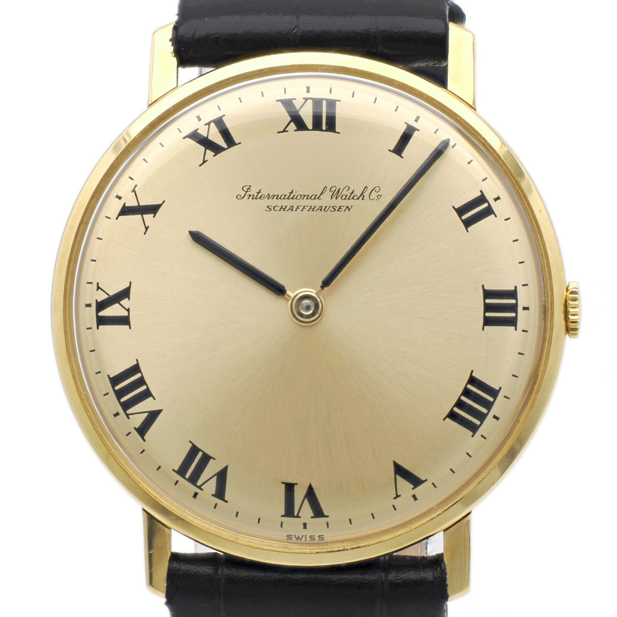 IWC 18K Solid Gold Ref. 1416 Roman Index Cal. 422 Hand-wound, Overhauled, Manufactured in 1966