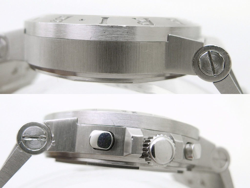 BVLGARI Diagono Sport Chronograph CH35S Stainless Steel Bracelet Automatic, Overhauled, Circa 2000, USED