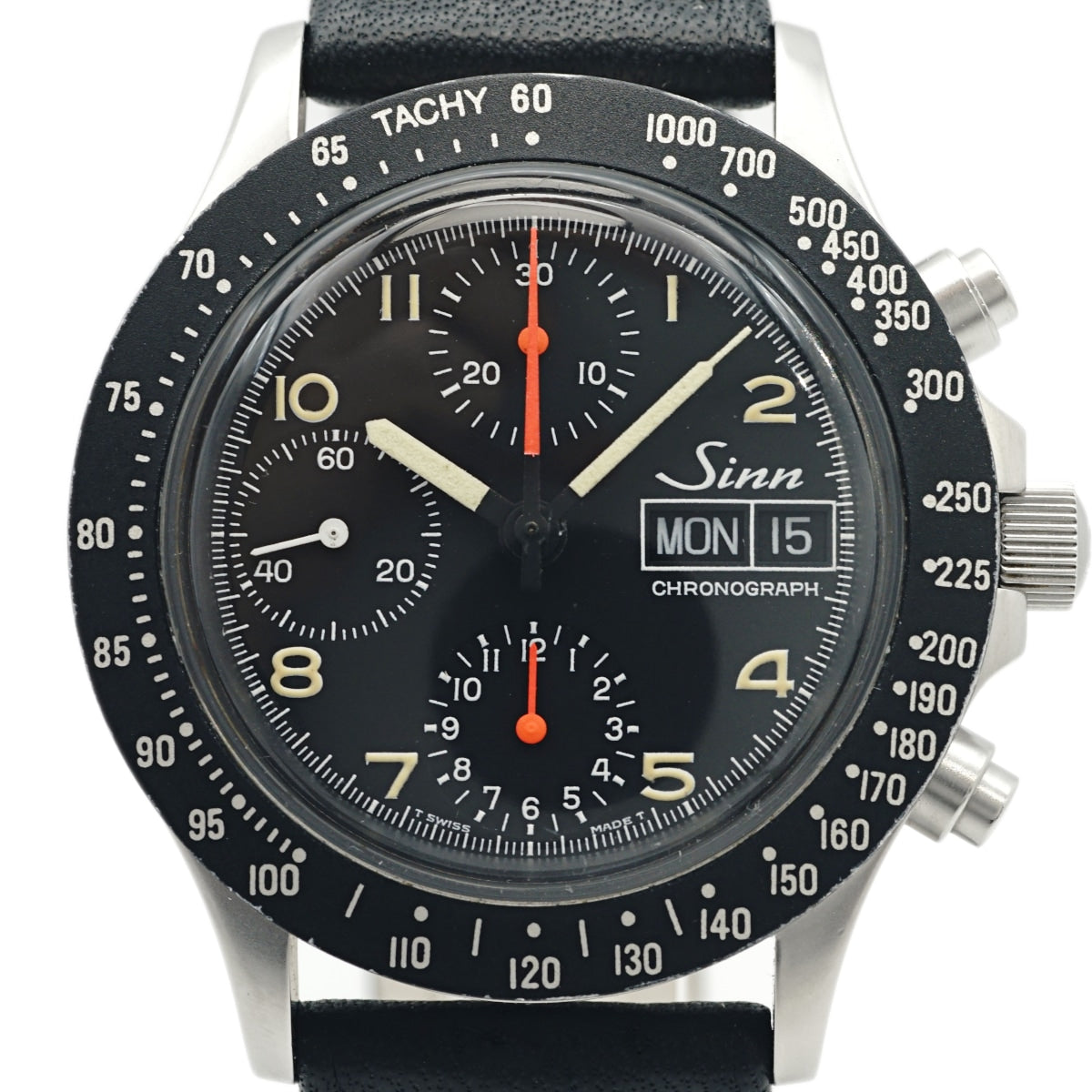Sinn 256T Chronograph Day-Date ETA 7750 25 Jewels Automatic OH Serviced USED