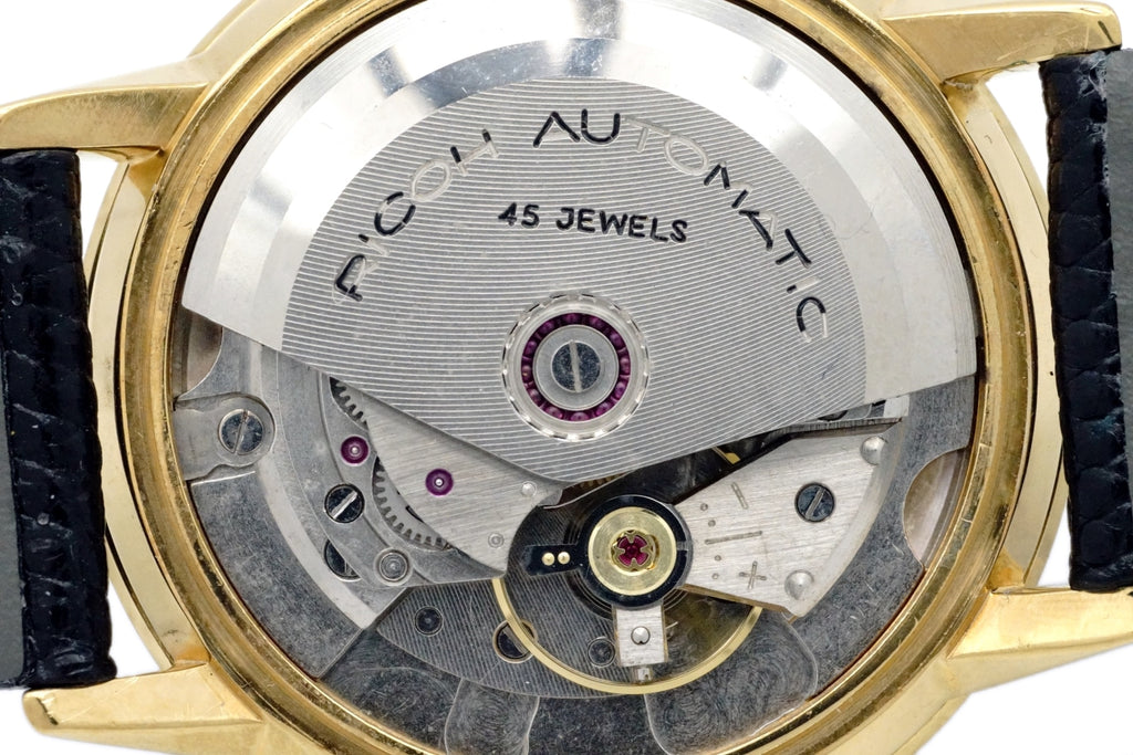 Ricoh Dynamic Auto 45 Jewels Ref. 57109-45 Gold Plated Original Buckle Automatic OH serviced 1960s