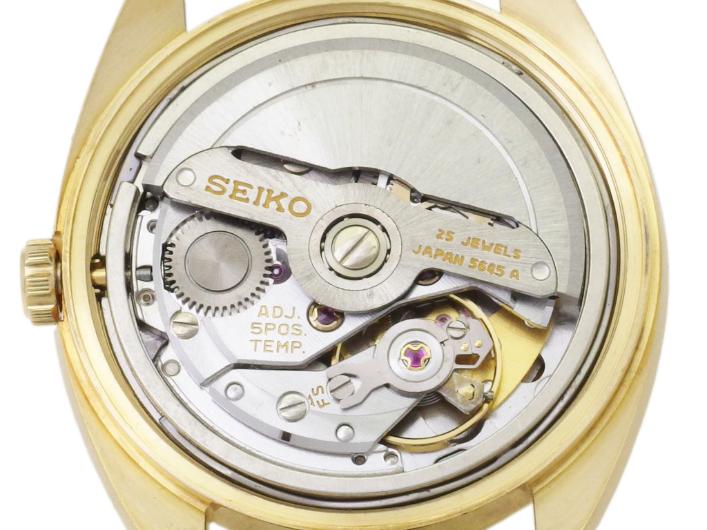 [Rare] Grand Seiko 5645-7005, 18K Solid Gold Case, Original Buckle, Automatic, Serviced, Manufactured in 1971 (Showa 46)