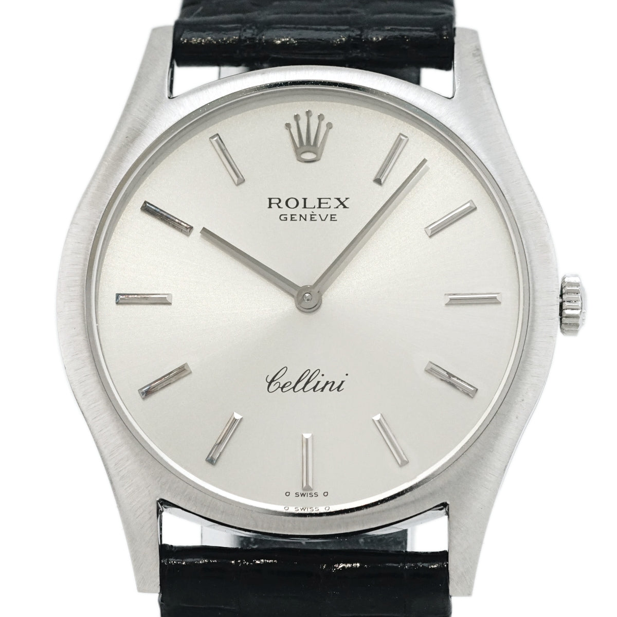 Rolex Cellini Ref. 3804 18K White Gold Cal. 1601 Manual Winding Overhauled Original Buckle Made in 1974 Rolex