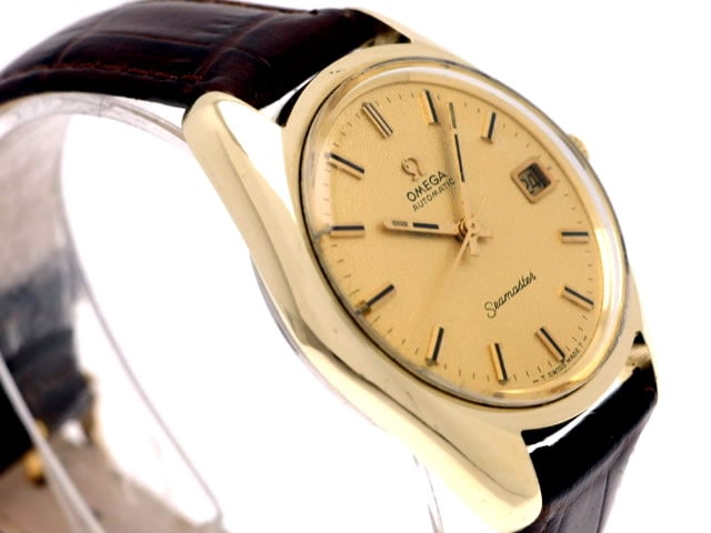 オメガ シーマスター 金張り 166.067 Cal.565 自動巻 OH済 1970年代