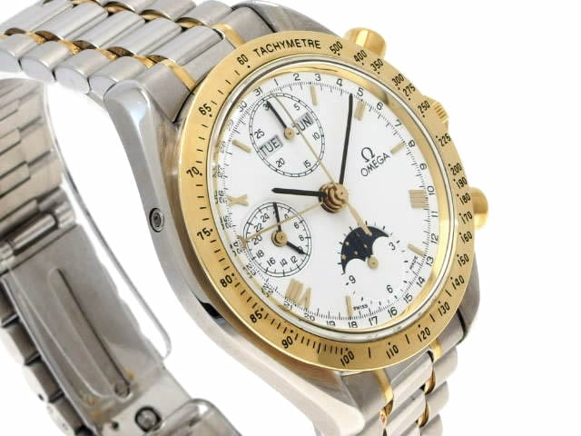 オメガ スピードマスター 3730.20 トリプルカレンダー ムーンフェイズ 自動巻 OH済 USED
