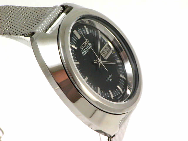 セイコー 5アクタス 7019-7020 自動巻 黒文字板 OH済 昭和45年　