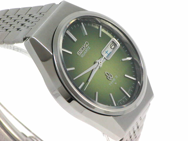セイコー クオーツ タイプ2 緑グラデーション 7546-8070 昭和53年製　