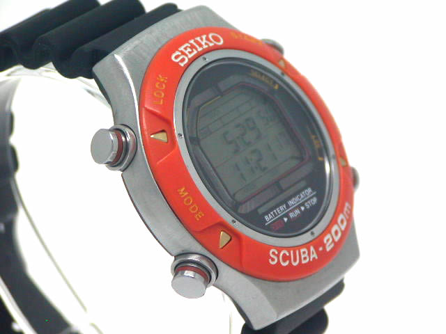 セイコー スキューバ200m S800-0010 1993年製 USED