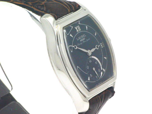 セイコー ローレル 925純銀時計 4S28-5010 手巻 OH済 USED