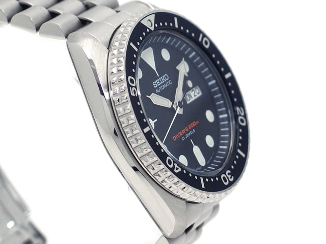 セイコー ダイバーズ200M ブラックボーイ SKX007J 7S26-0020 自動巻 USED