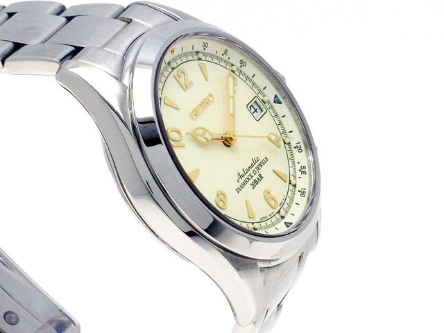 セイコー アルピニスト SARB013 ベージュ文字盤 自動巻 OH済 USED