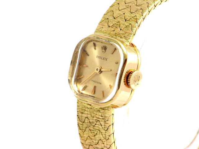 ロレックス プレシジョン K18 1960年代製 手巻き レディス