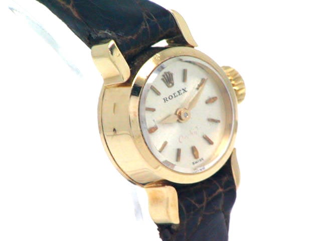 ロレックス オーキッド 18K Ref.9678 レディス Cal.1400 手巻 OH済 1950年代