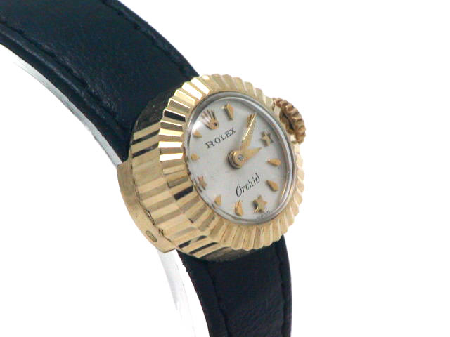ロレックス カメレオン オーキッド 18K レディス 手巻 OH済 1950年代