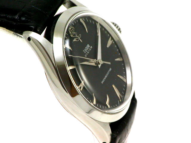 チュードル Ref.7934 デカ薔薇  黒文字盤 手巻 1960年代　