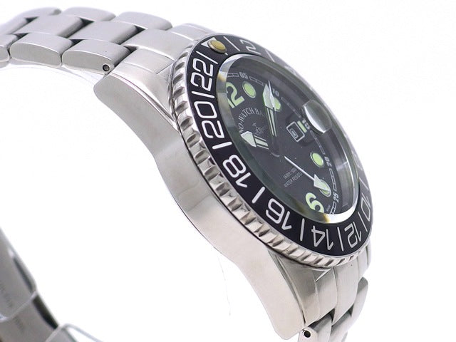 ゼノ 6349Q-BK-MT 500M クオーツ USED ZENO Watch