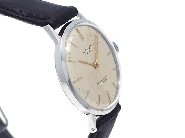 リオベ スイス製 Cal.F465 フェルサ 17石手巻 OH済 1960年代 Leobe