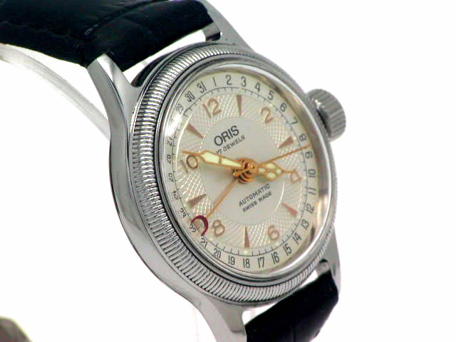 オリス ポインターデイト レディス 28mm 574 7464 自動巻 OH済 USED