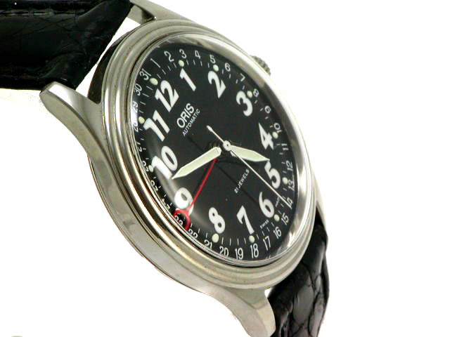絶盤 オリス クラシック オリジナル 36mm 654 7461 GHC 自動巻 ブラックダイヤル　