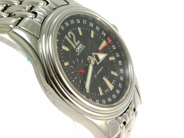 絶盤 オリス クラシック モダン SS 37mm 640 7476 GHM 自動巻 黒文字盤　