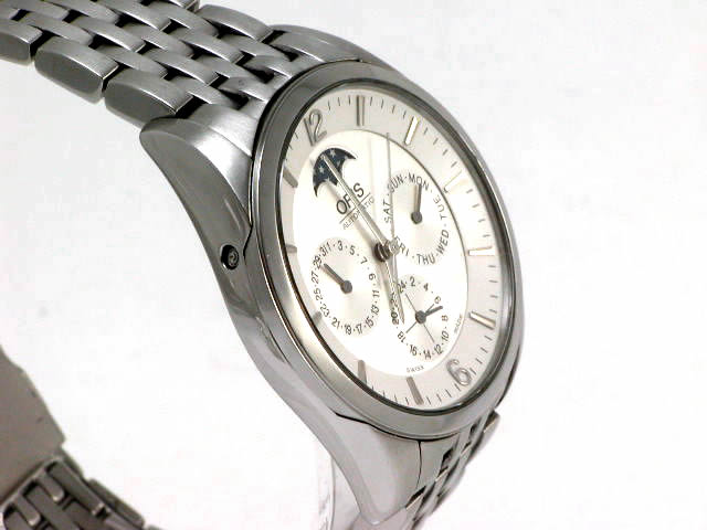 オリス XXL コンプリケーションφ36mm 581 7506 40 61M USED　